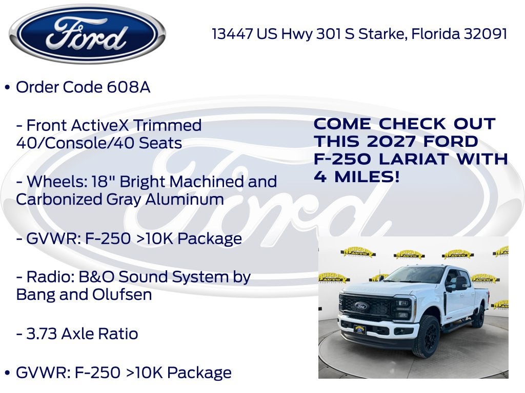 2027 Ford F-250SD Lariat 608A