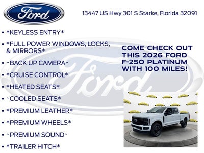 2026 Ford F-250SD Platinum 703A