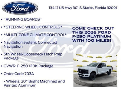 2026 Ford F-250SD Platinum 703A