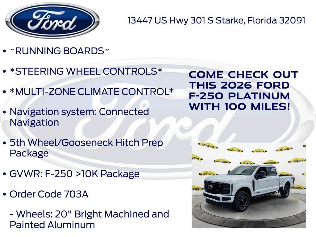 2026 Ford F-250SD Platinum 703A