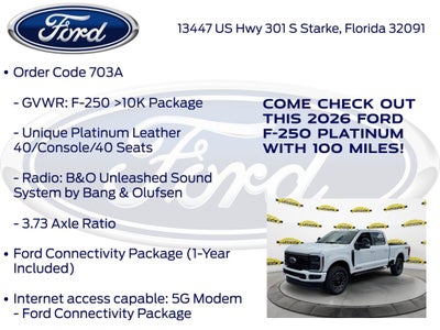 2026 Ford F-250SD Platinum 703A