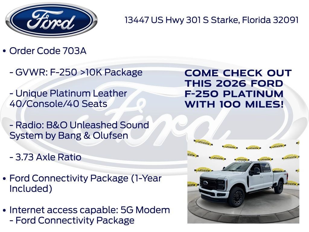 2026 Ford F-250SD Platinum 703A