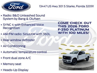 2026 Ford F-250SD Platinum 703A