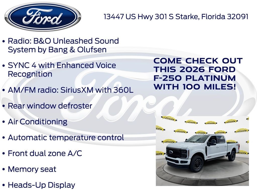 2026 Ford F-250SD Platinum 703A