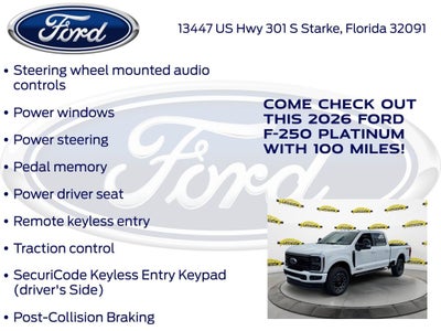 2026 Ford F-250SD Platinum 703A