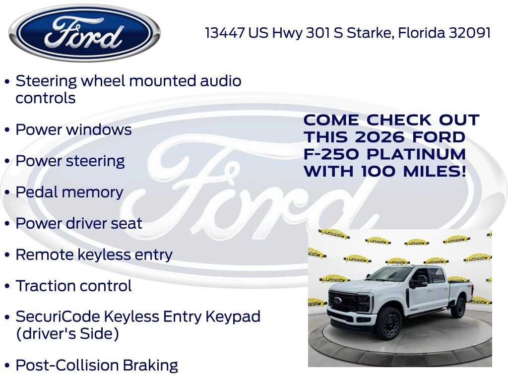 2026 Ford F-250SD Platinum 703A