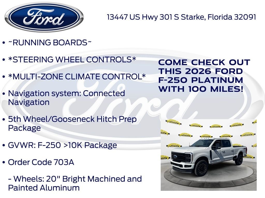 2026 Ford F-250SD Platinum 703A