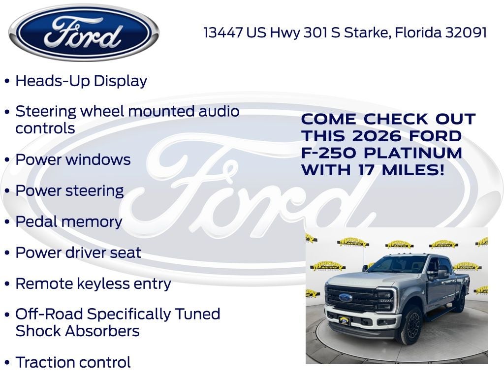 2026 Ford F-250SD Platinum 703A
