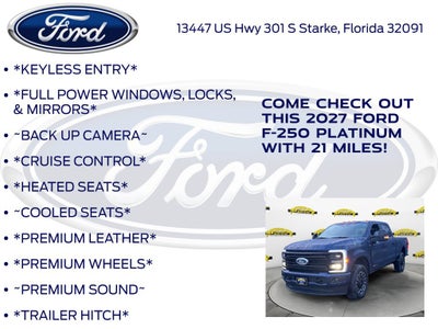 2027 Ford F-250SD Platinum 703A