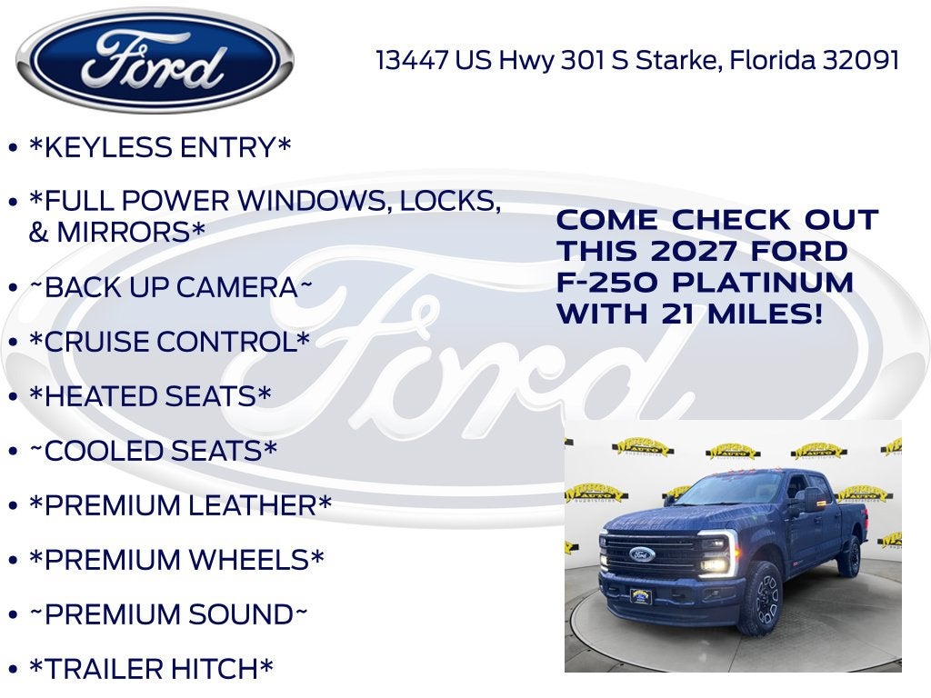 2027 Ford F-250SD Platinum 703A