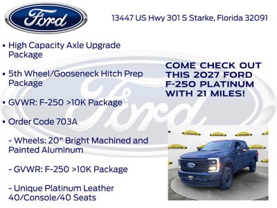 2027 Ford F-250SD Platinum 703A