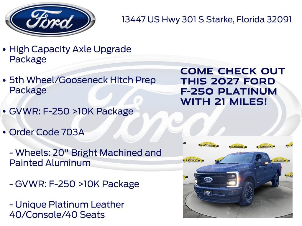 2027 Ford F-250SD Platinum 703A