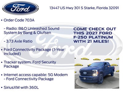 2027 Ford F-250SD Platinum 703A