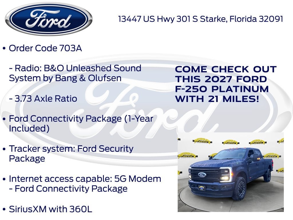 2027 Ford F-250SD Platinum 703A