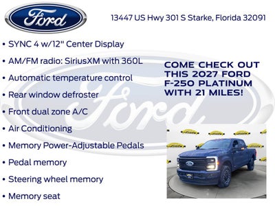 2027 Ford F-250SD Platinum 703A