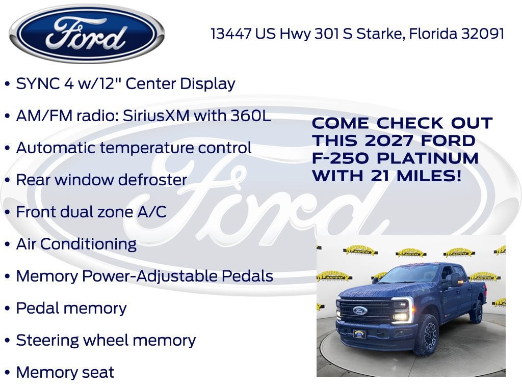 2027 Ford F-250SD Platinum 703A
