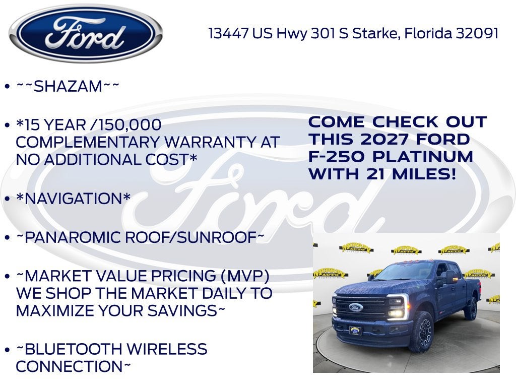2027 Ford F-250SD Platinum 703A