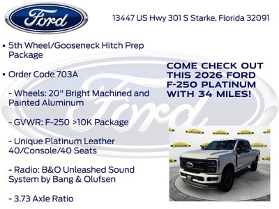 2026 Ford F-250SD Platinum 703A