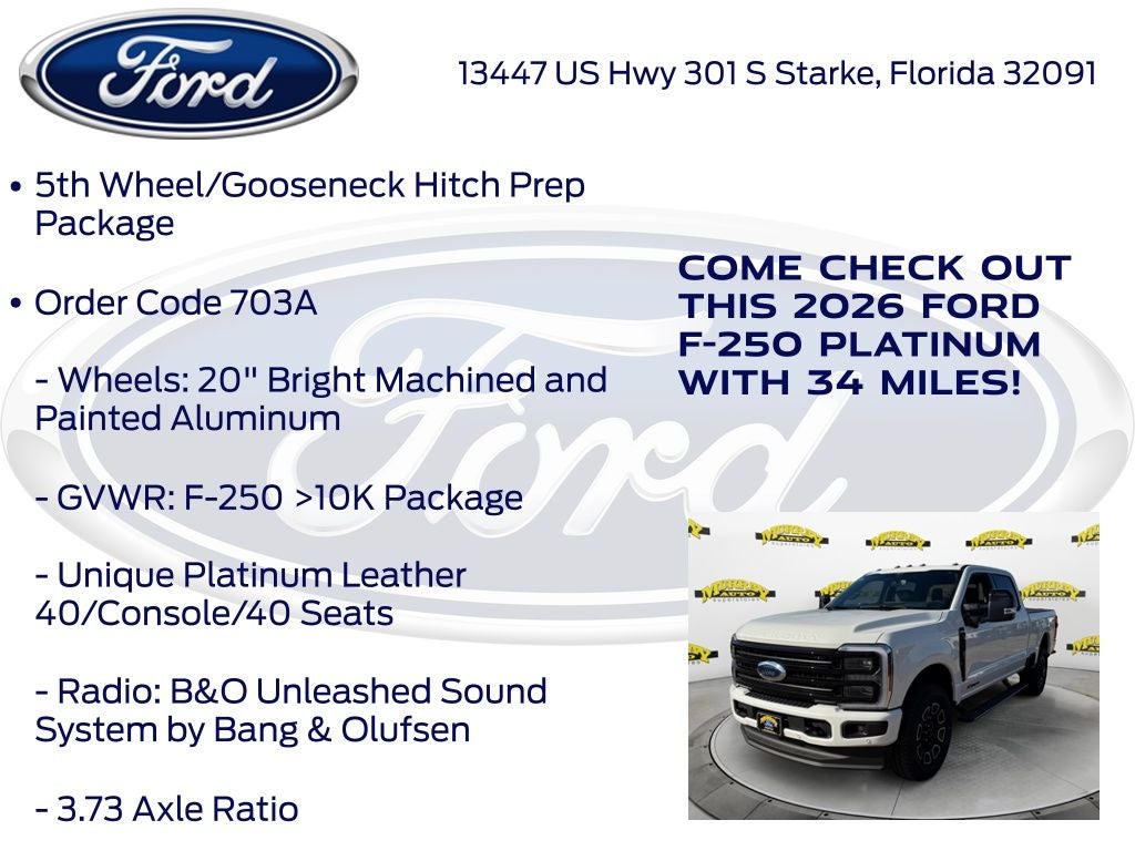 2026 Ford F-250SD Platinum 703A