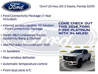 2026 Ford F-250SD Platinum 703A