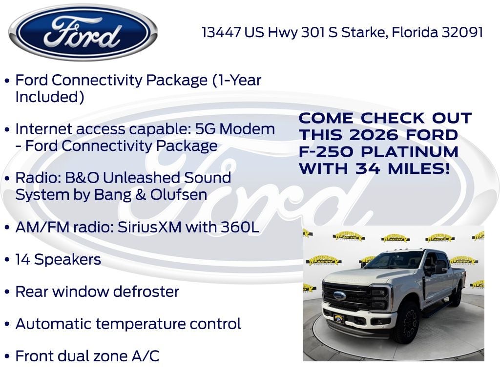 2026 Ford F-250SD Platinum 703A