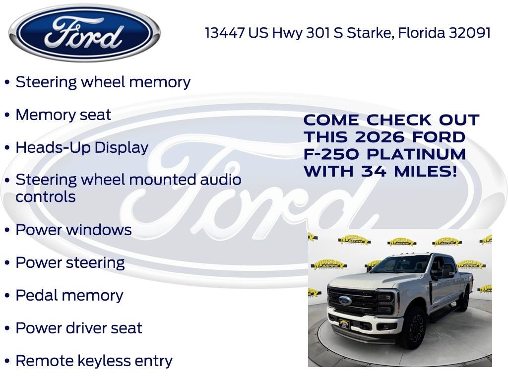 2026 Ford F-250SD Platinum 703A