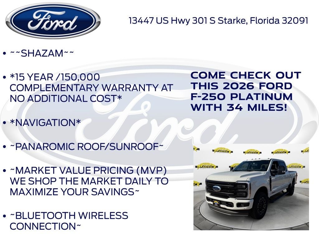 2026 Ford F-250SD Platinum 703A