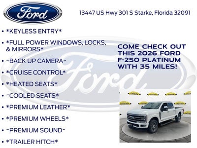 2026 Ford F-250SD Platinum 703A