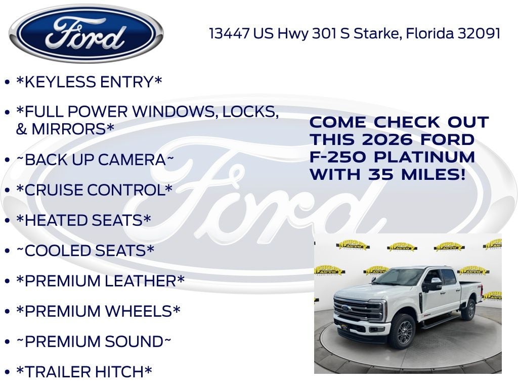 2026 Ford F-250SD Platinum 703A