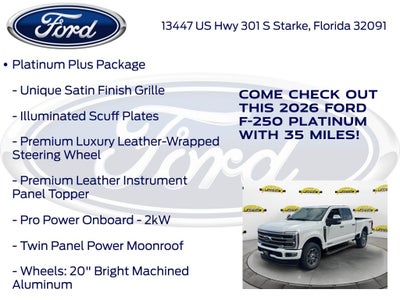 2026 Ford F-250SD Platinum 703A