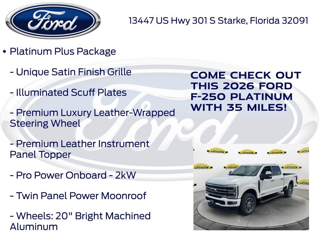 2026 Ford F-250SD Platinum 703A