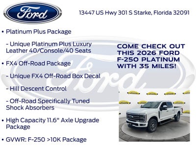 2026 Ford F-250SD Platinum 703A