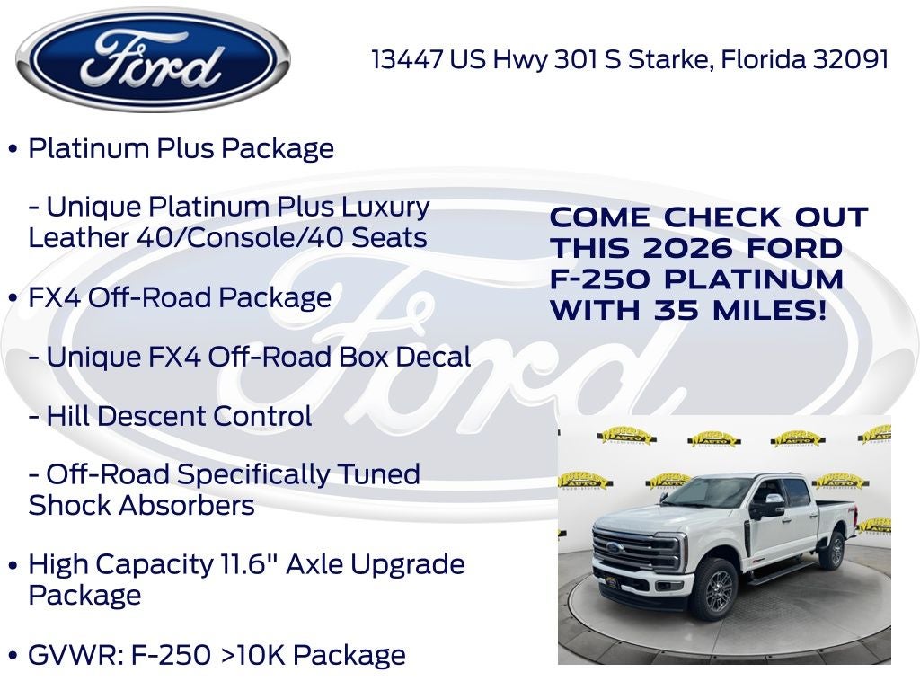 2026 Ford F-250SD Platinum 703A