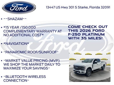 2026 Ford F-250SD Platinum 703A