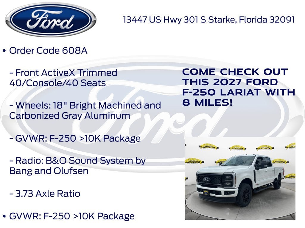 2027 Ford F-250SD Lariat 608A