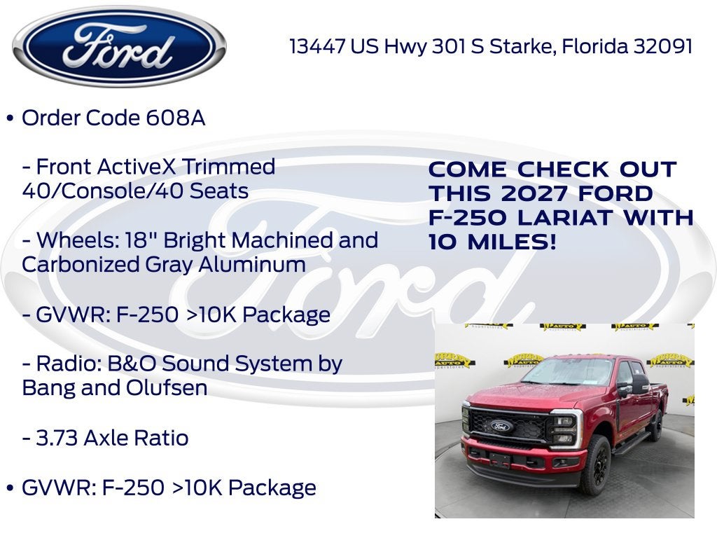 2027 Ford F-250SD Lariat 608A