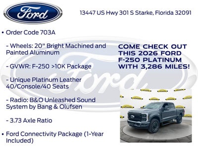 2026 Ford F-250SD Platinum