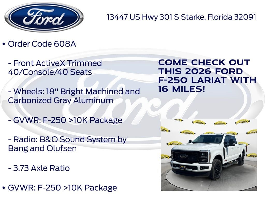 2026 Ford F-250SD Lariat 608A