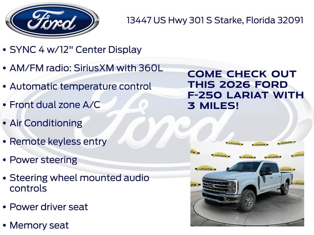2026 Ford F-250SD Lariat 608A