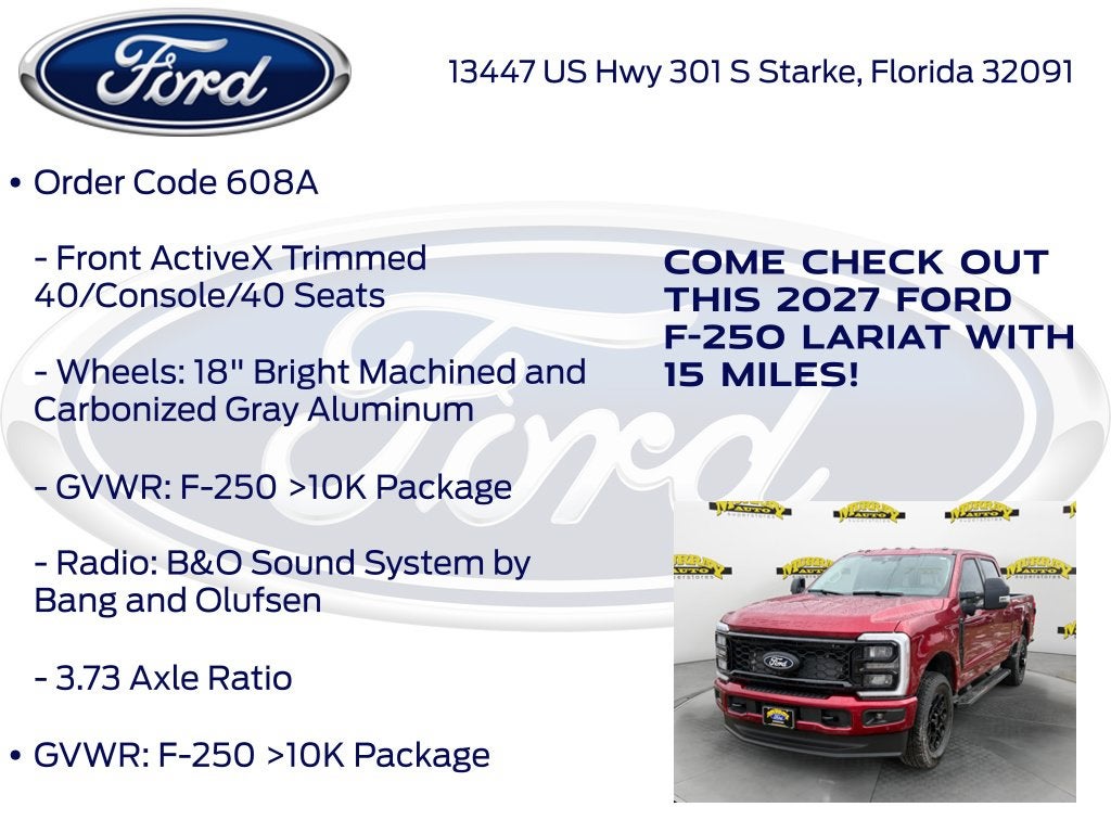 2027 Ford F-250SD Lariat 608A