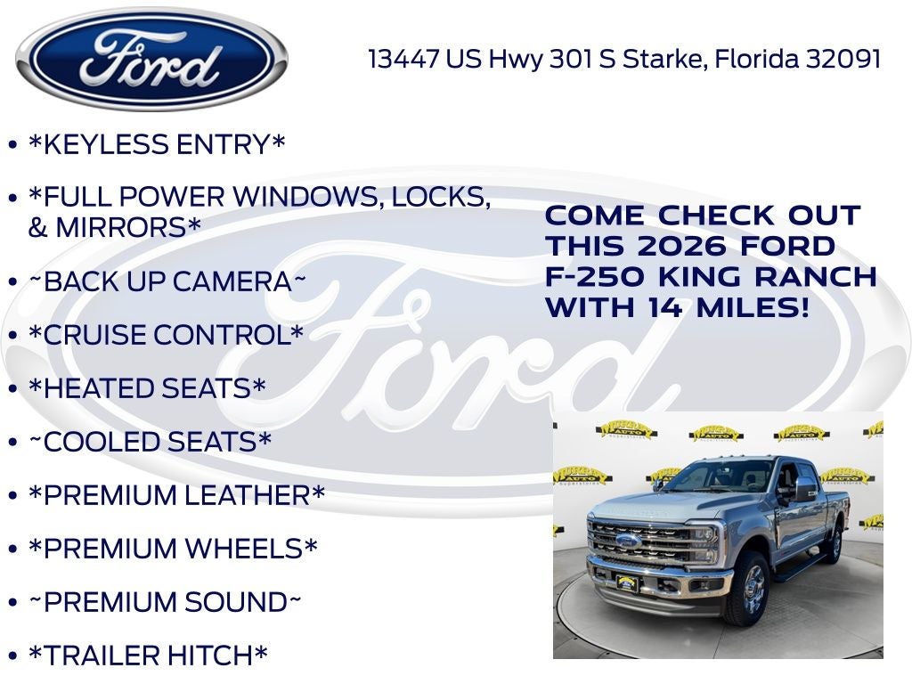 2026 Ford F-250SD King Ranch 700A
