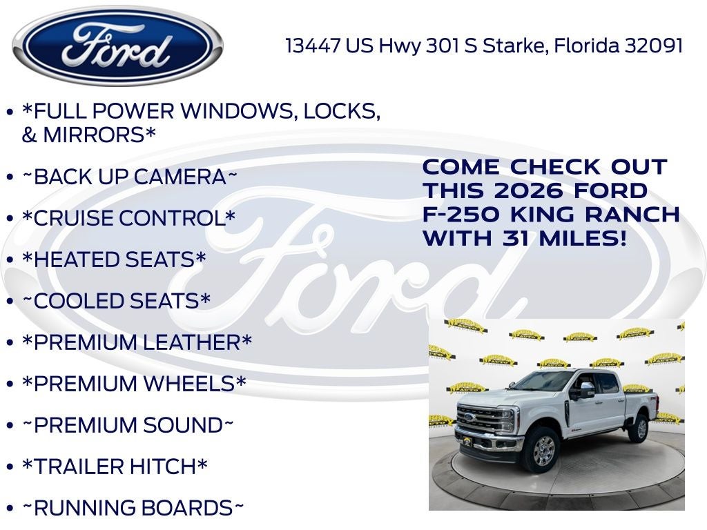 2026 Ford F-250SD King Ranch 700A