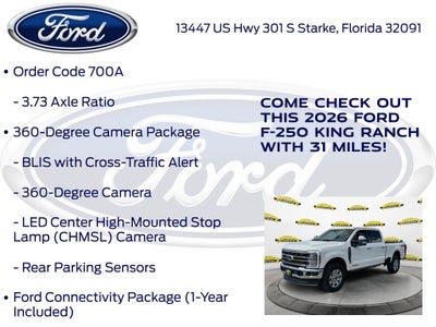 2026 Ford F-250SD King Ranch 700A