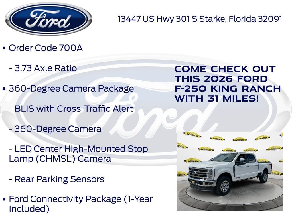 2026 Ford F-250SD King Ranch 700A