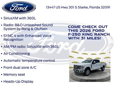 2026 Ford F-250SD King Ranch 700A