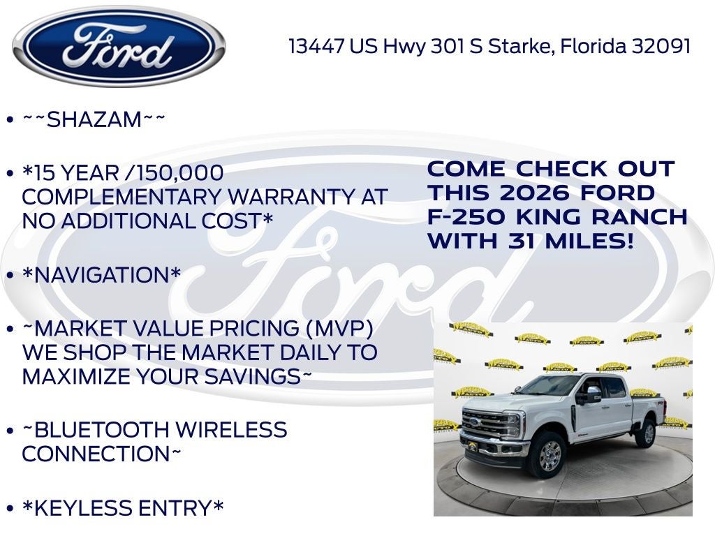 2026 Ford F-250SD King Ranch 700A