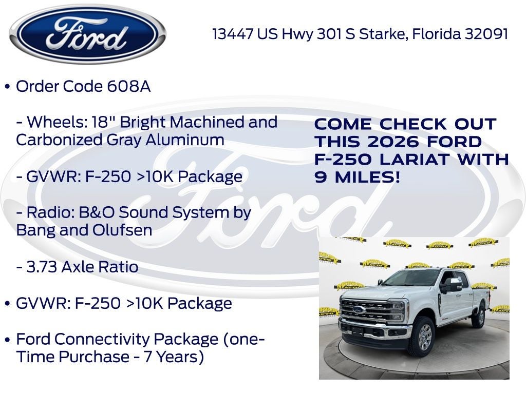 2026 Ford F-250SD Lariat 608A
