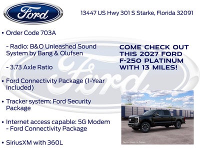 2027 Ford F-250SD Platinum 703A