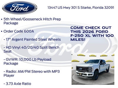 2026 Ford F-250SD XL 600A