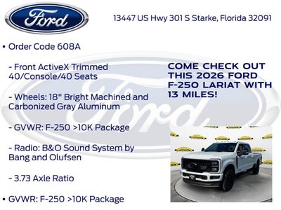 2026 Ford F-250SD Lariat 608A